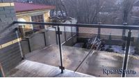 Ограждения алюминиевые со стеклом